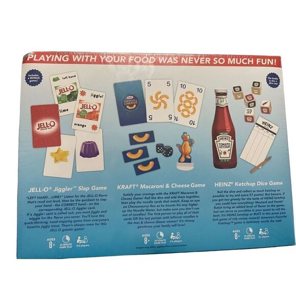 Big G Creative Kraft/Heinz/Jell-O Variety Game Pack NEW - Picture 2 of 2